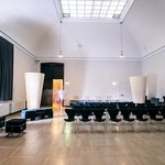 Der Oberlichtsaal im Hauptgebäude. Quelle: Bauhaus-Universität Weimar, Foto: Philipp Montenegro
