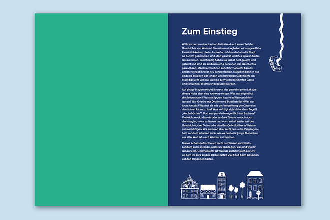 Texte und Aufgaben: Tom Wirkus, Simone Schwark, Layout und Satz: Lena Haubner, Illustrationen: Hannes Naumann Doppelseite des Arbeitsheftes