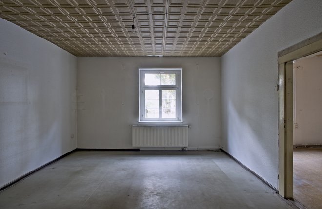 Zimmer 1 in der Wohnung Asbachstraße 32, Weimar, Oktober 2017