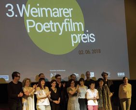 Preisverleihung des 3. Weimarer Poetryfilmpreises, Foto: Tino Schult