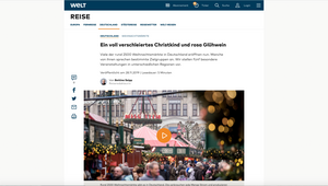 Screenshot der Website