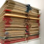 Foto eines Stapels von Mappen