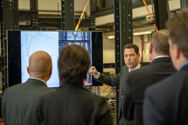 Foto Besuch Ministerpräsident Bodo Ramelow zur Preiswürdigung »Ausgezeichneter Ort 2019«