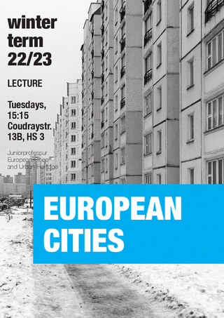 Poster Lehrveranstaltung European Cities