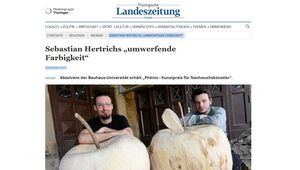 Screenshot der Website 