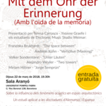 Plakat zur Veranstaltung