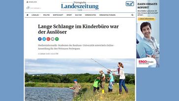 Screenshot der Seite