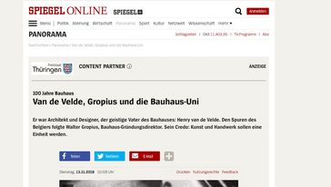 Screenshot der Seite