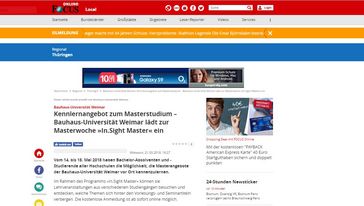 Screenshot der Seite