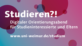 Studieninteressierte, Schüler*innen sowie deren Eltern sind eingeladen, sich über das Studium zu informieren. Studieninteressierte, Schüler*innen sowie deren Eltern sind eingeladen, sich über das Studium zu informieren.