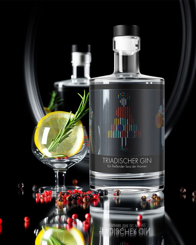 Triadic Gin Packaging
