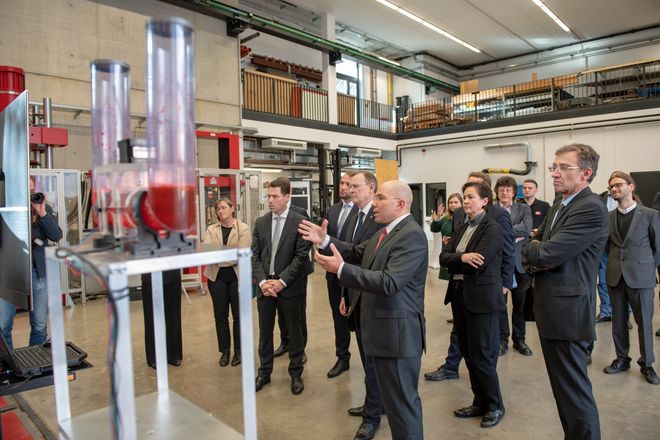 Foto Besuch Ministerpräsident Bodo Ramelow zur Preiswürdigung »Ausgezeichneter Ort 2019«