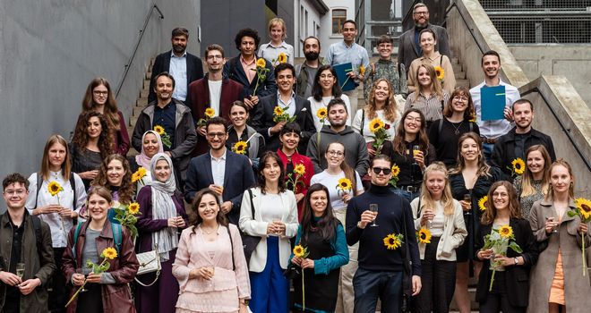 Stipendiatinnen und Stipendiaten bei der Stipendienfeier 2022 (Foto: Thomas Müller)