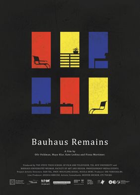 Filmplakat des deutsch-israelischen Episodenfilms »Bauhaus Remains« Filmplakat des deutsch-israelischen Episodenfilms »Bauhaus Remains«