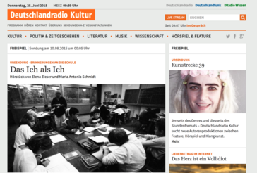 Screenshot der Website