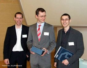 Der 1. Preis ging an Michael Göbel, wissenschaftlicher Mitarbeiter der Professur Stahlbau. (TU Dresden)
