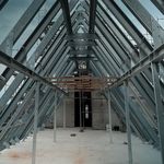 Schrägdach aus Stahl. Foto: SGHG Ingenieure