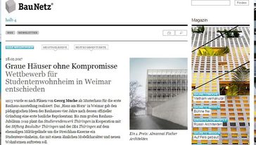 Screenshot der Seite