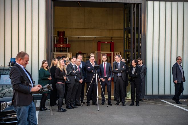 Foto Besuch Ministerpräsident Bodo Ramelow zur Preiswürdigung »Ausgezeichneter Ort 2019«