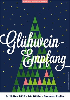 Am Freitag, 14. Dezember, 14 bis 16 Uhr stehen die Türen des Bauhaus.Ateliers für einen Glühweinempfang offen. (Foto: Bauhaus-Universität Weimar, Universitätskommunikation)