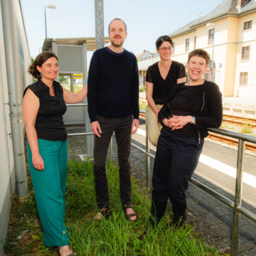 Elodie Vittu, Hendrik Sander, Barbara Schönig und Daniela Zupan (v.l.n.r.), Foto: Julian Linden