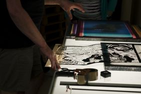 Illustration wird bearbeitet