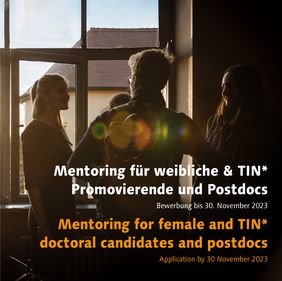 Graphic announcing the mentoring program