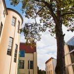Rückseite des Hauptgebäudes der Bauhaus-Universität Weimar (Copyright: Jens Hauspurg)