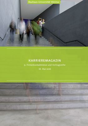 Zum Karrieretag am 18. Mai 2016 erscheint auch in diesem Jahr wieder ein begleitendes Magazin.