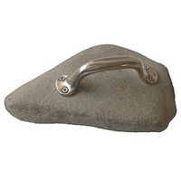 Photo of a stone with a handle screwed onto it