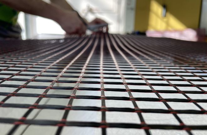 Carbonfasern auch in studentischen Projekten. Hier für Soapcrete, eine Beton-Seifenkiste.