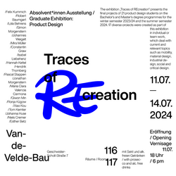 Plakat zur Absolventenausstellung 2024