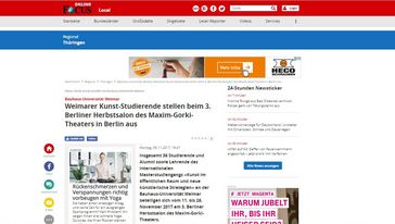 Screenshot der Seite