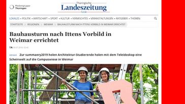 Screenshot der Seite