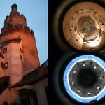 360-Grad-Projektion im Turm der Osterburg (Fakultät Medien)