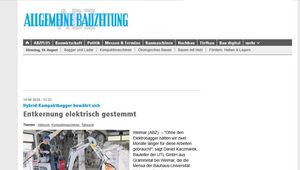 Screenshot der Website 