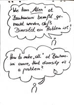 How to make "all" at Bauhausuni aware, that diversity is a problem? – Question