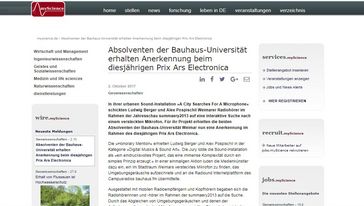 Screenshot der Seite