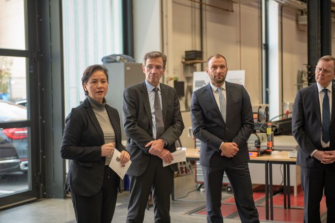 Foto Besuch Ministerpräsident Bodo Ramelow zur Preiswürdigung »Ausgezeichneter Ort 2019«