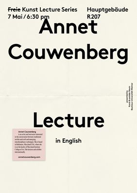 Plakat zur Veranstaltung