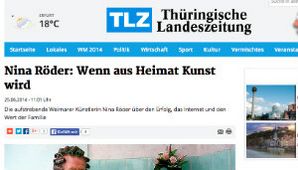 Screenshot der Website