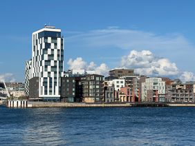 Blick auf den Projektstandort (Stadtquartier) in Helsingborg.