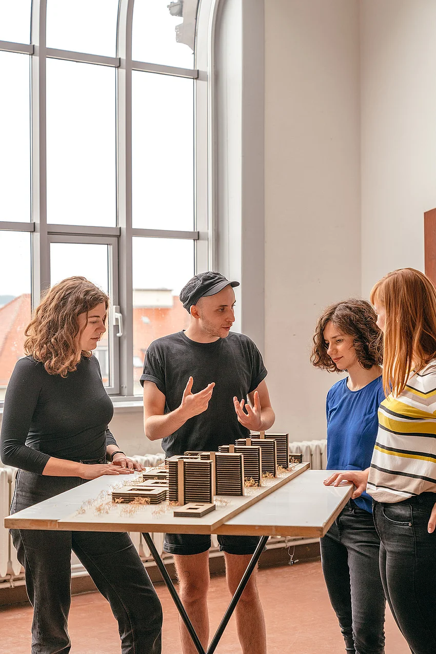 Ateliers der Fakultät Architektur & Urbanistik an der Bauhaus-Universität Weimar