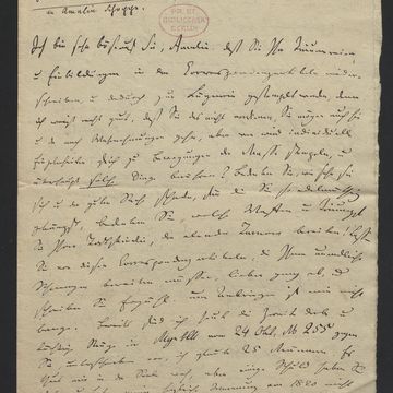 Brief Helmina von Chezys an Amalia Schoppe [Oktober 1821].