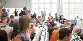 Kinderuni an Bauhaus-Universität Weimar im Wintersemester 2017/2018. Foto: Tamara Knapp Kinderuni an Bauhaus-Universität Weimar im Wintersemester 2017/2018. Foto: Tamara Knapp