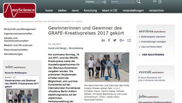 Screenshot der Seite