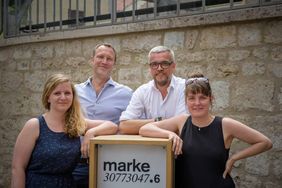 Jury v.l.n.r.: Nora Malles, Christian Holtzhauer, Rainer Mester und Katharina Köhler (©Bauhaus-Universität Weimar, Foto: Candy Welz)
