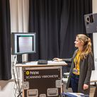 Foto von der Veranstaltung Lange Nacht der Wissenschaften Weimar 2019. Versuchsaufbau.