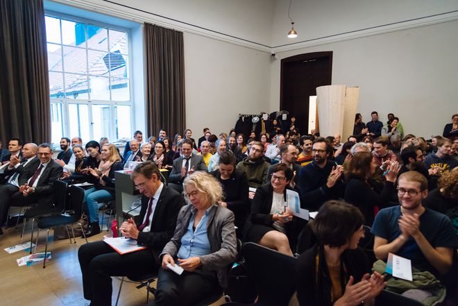 Foto des Wissenschaftstags 2019 an der Bauhaus-Universität Weimar