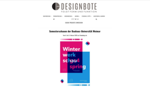 Screenshot der Website